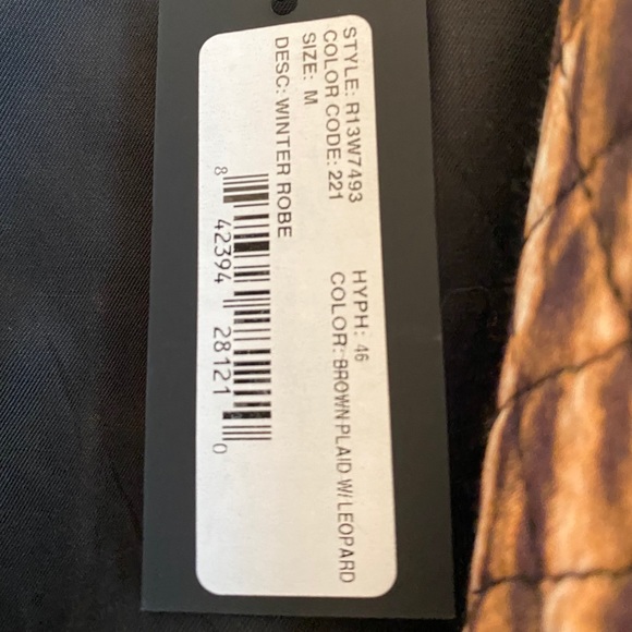 NWT R13 Winter Robe Coat (Sold out!) - Picture 16 of 16